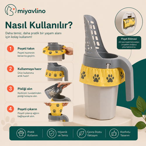 PratiKum™ Tek Hamle Kum Temizlik Seti
