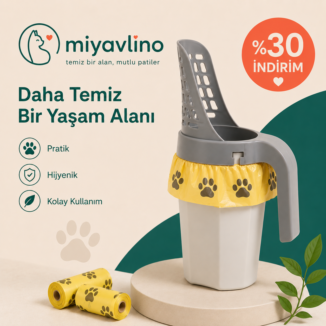 PratiKum™ Tek Hamle Kum Temizlik Seti